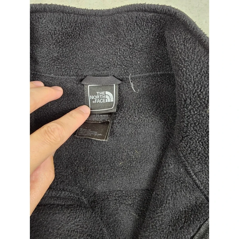 The‎ North Face Denali Fleece Jacket Youth Boys Large Black Full Zip Polartec